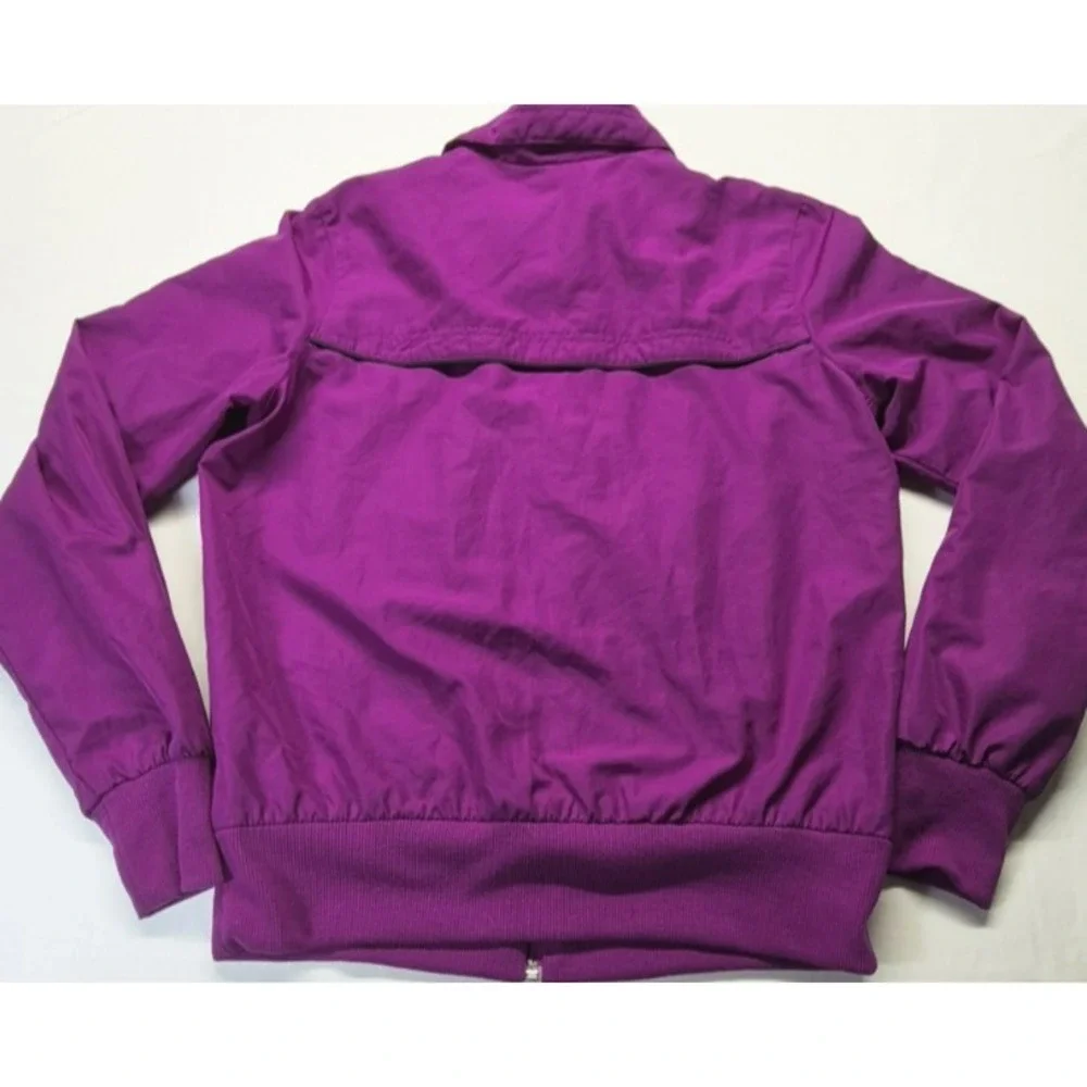 Nike The Athletic Dept.women purple full zip lightweight windbreaker jacket sz.M